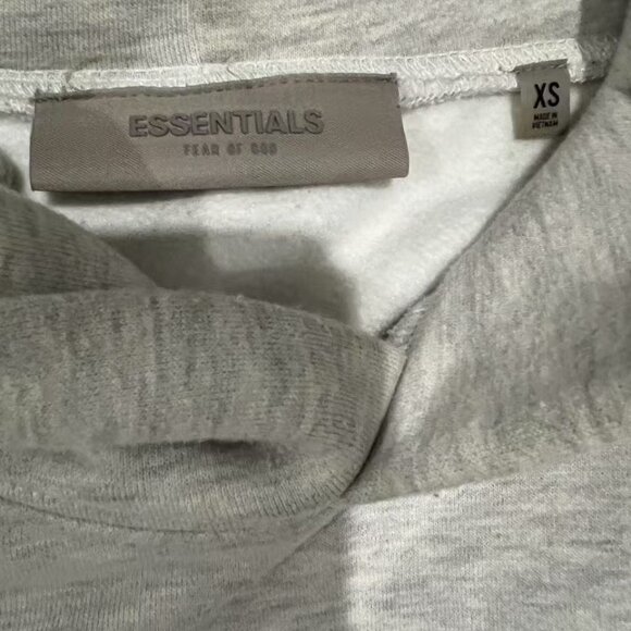 💘Fear of God Essentials Men's Casual Hoodie in Light Oatmeal (2022) - Picture 3 of 5
